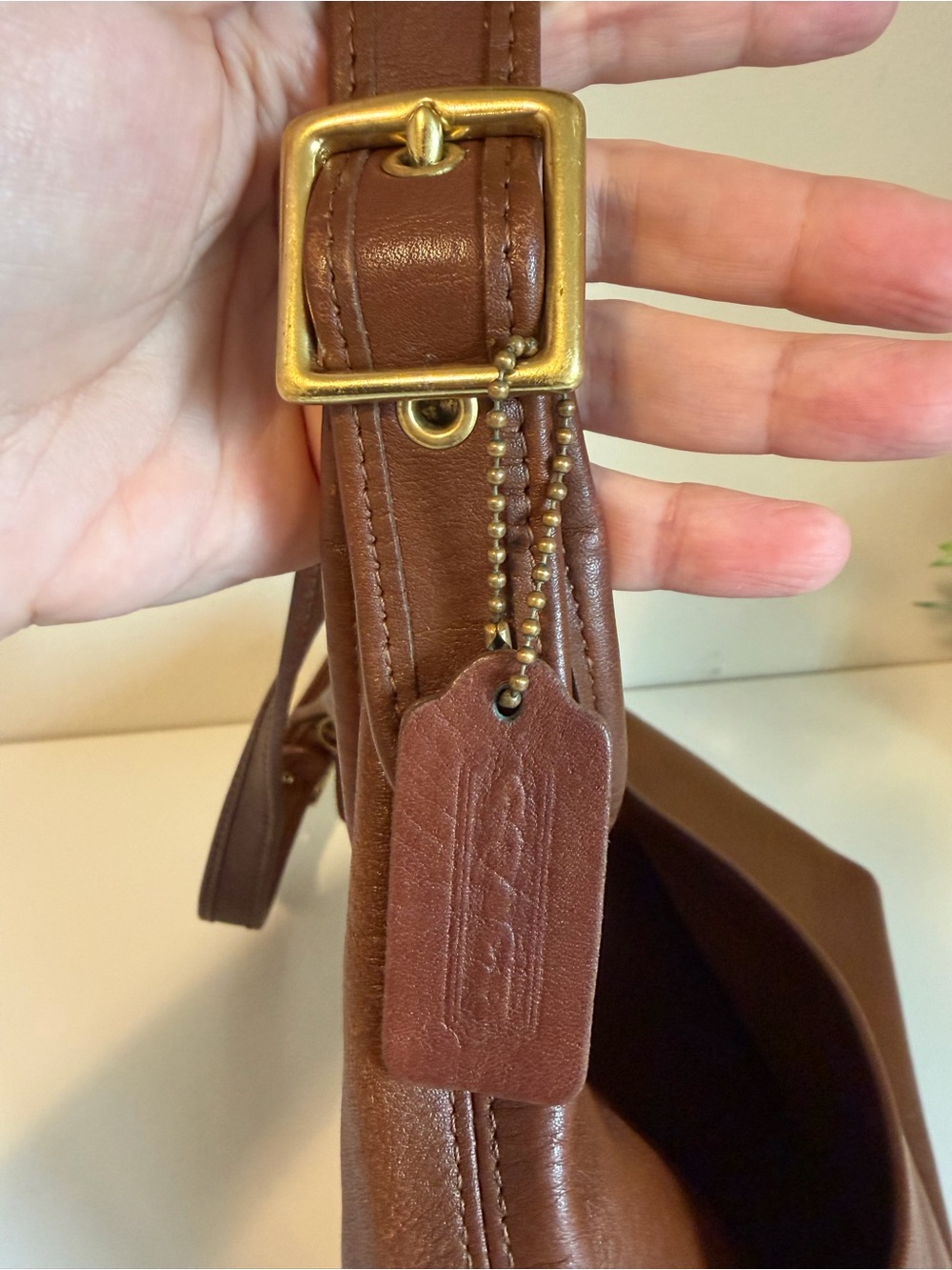 Vintage Coach Legacy Hobo in Vicuña Style 9058 - Picture 6 of 11